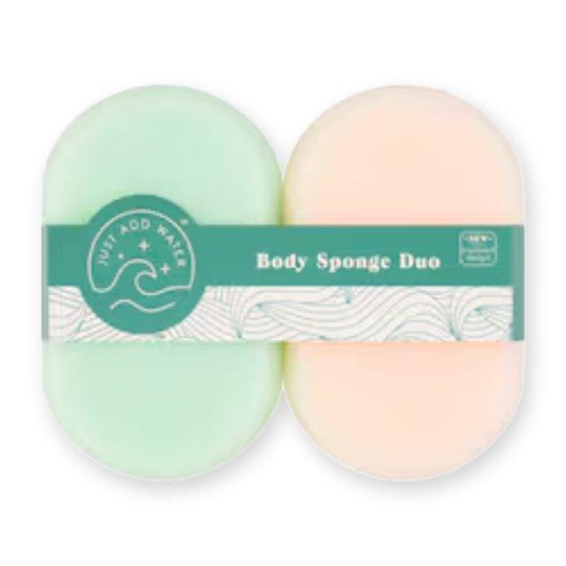 Just Add Water Body Sponge Duo