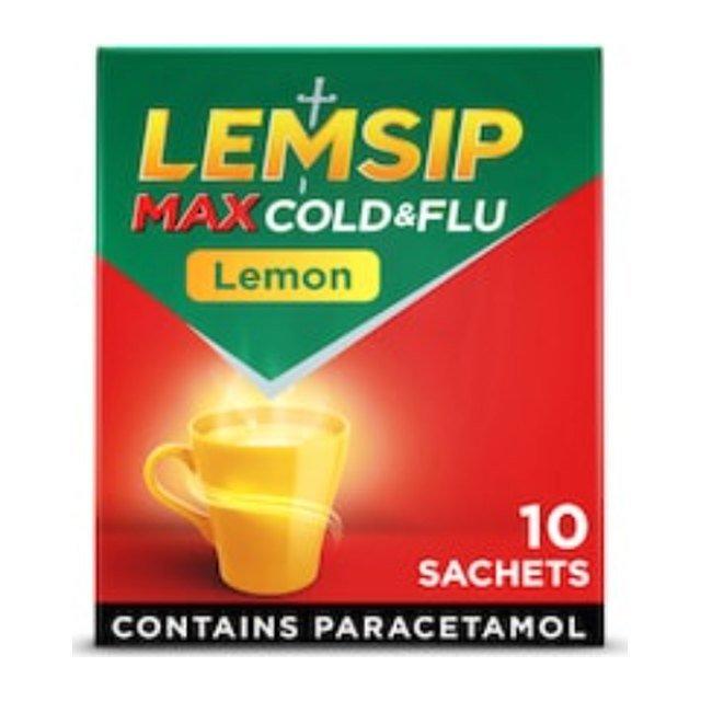 Lemsip Max Cold & Flu Sachets - Lemon & Paracetamol