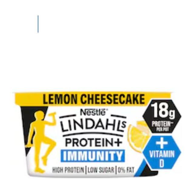 Lindahls Protein+ Immunity Lemon Flavour fat free quark