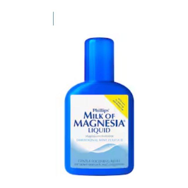 MILK OF MAGNESIA Phillips Liquid Traditional Mint Flavour