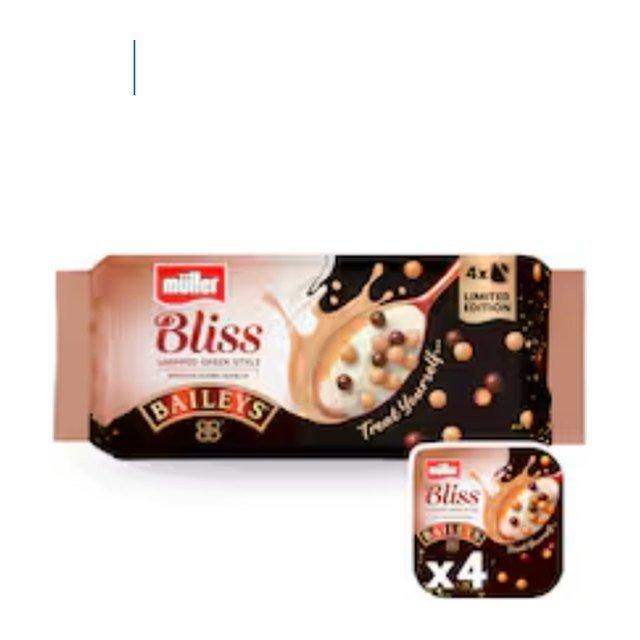 Muller Bliss Whipped Greek Style Baileys Yogurt Limited Edition