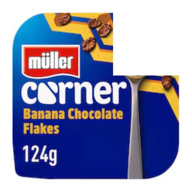 Muller Corner Banana Chocolate Flakes Yogurt