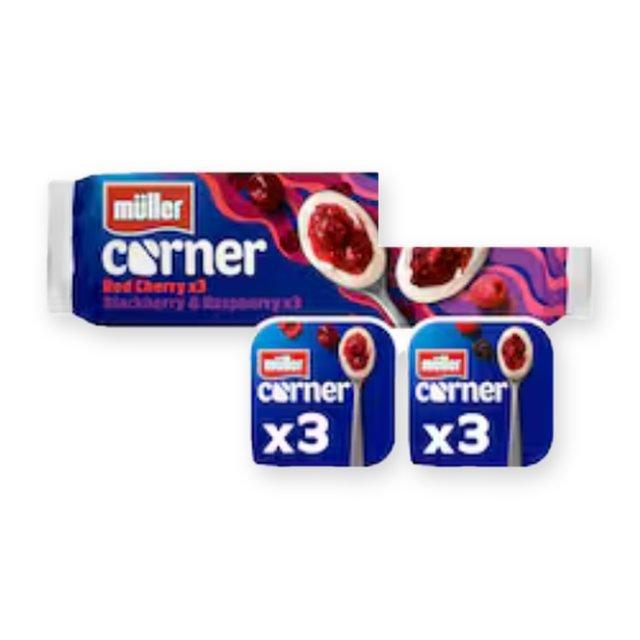Muller Corner Red Fruits & Blackberry Yogurts