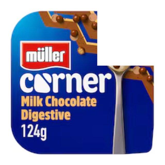 Muller Corner Vanilla Yogurt with Chocolate Digestive Biscuits