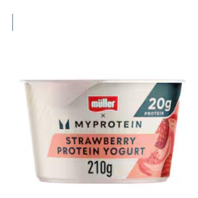Muller X MYProtein Strawberry Yogurt