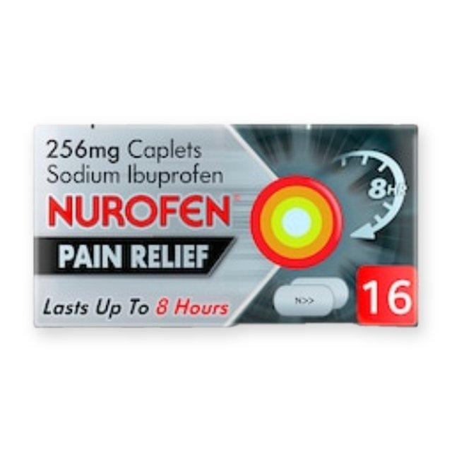 Nurofen Joint & Back Pain Relief Ibuprofen Caplets - Sodium