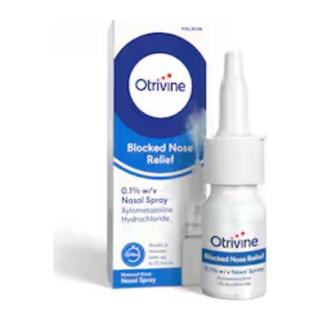Otrivine Blocked Nose Relief Decongestant Nasal Spray