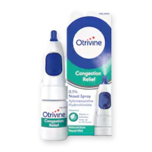 Otrivine Congestion Relief Decongestant Nasal Spray 0.1%