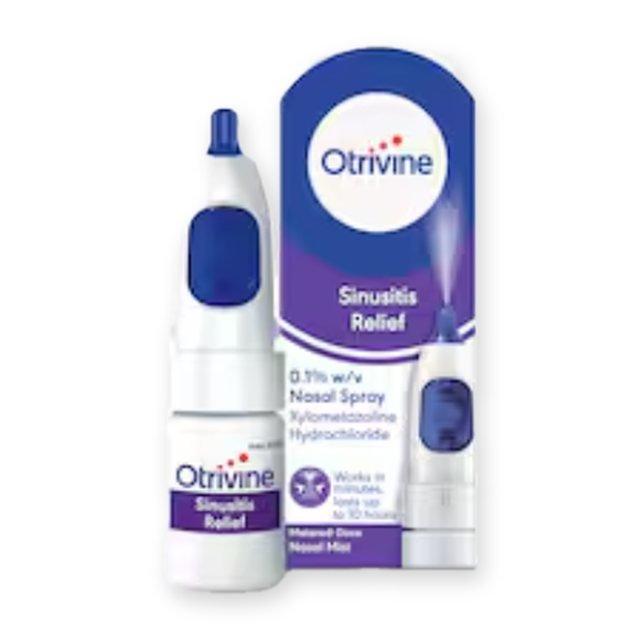 Otrivine Sinusitis Relief Decongestant Nasal Spray 0.1%
