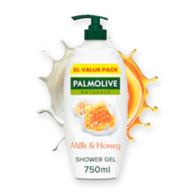 Palmolive Naturals Milk & Honey Shower Gel Body Wash Pump