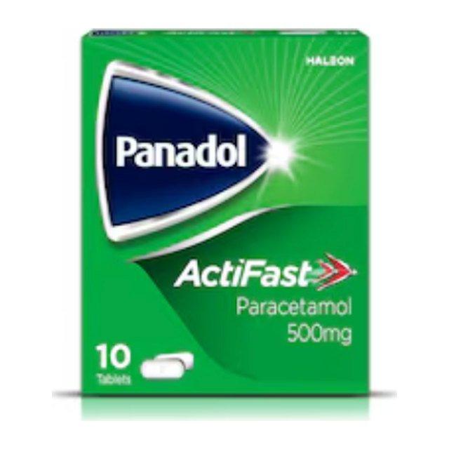 Panadol Actifast 500mg Paracetamol Pain relief Tablets
