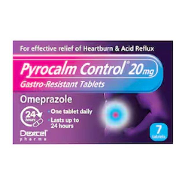 Pyrocalm Control Omeprazole 20Mg Tablets