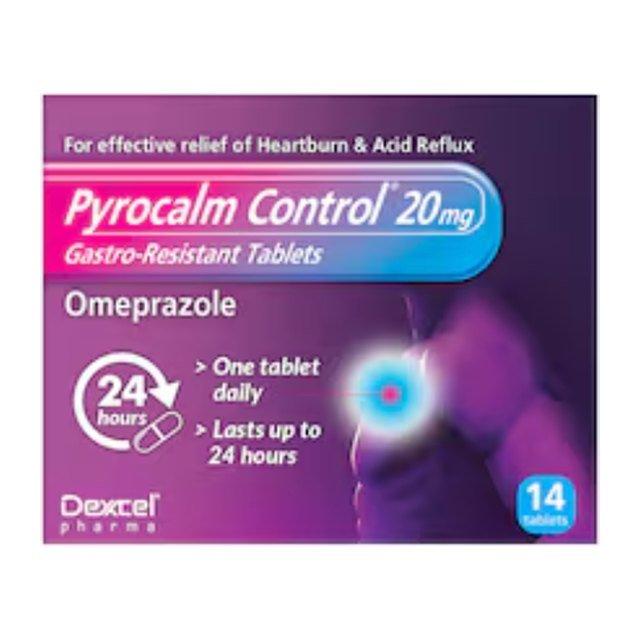 Pyrocalm Control Omeprazole 20Mg