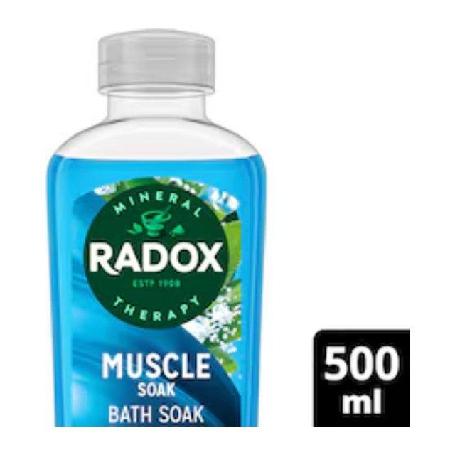 Radox Muscle Soak Bath Soak Bubble Bath 500ml