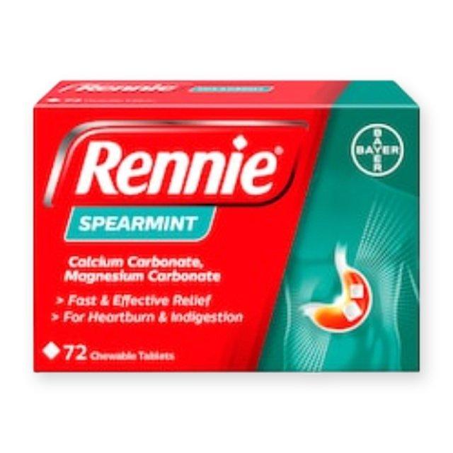 Rennie Spearmint Heartburn & Indigestion Tablets