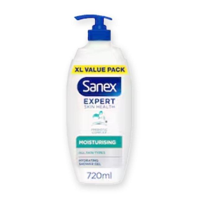 Sanex Expert Skin Health Moisturising Shower Gel Body Wash 720ml