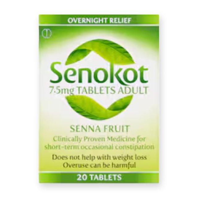 Senokot Adult Senna Fruit Laxative & Constipation Relief Tablets