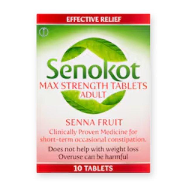 Senokot Max Strength Adult Senna Fruit Laxative Tablets