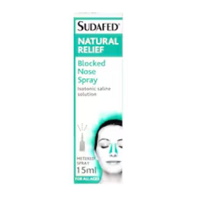 Sudafed Natural Relief Blocked Nose Metered Spray