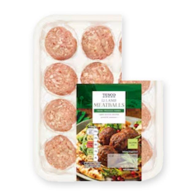 Tesco 12 Lamb Meatballs