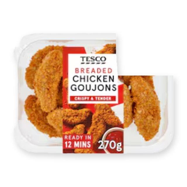 Tesco Breaded Chicken Goujons 270g
