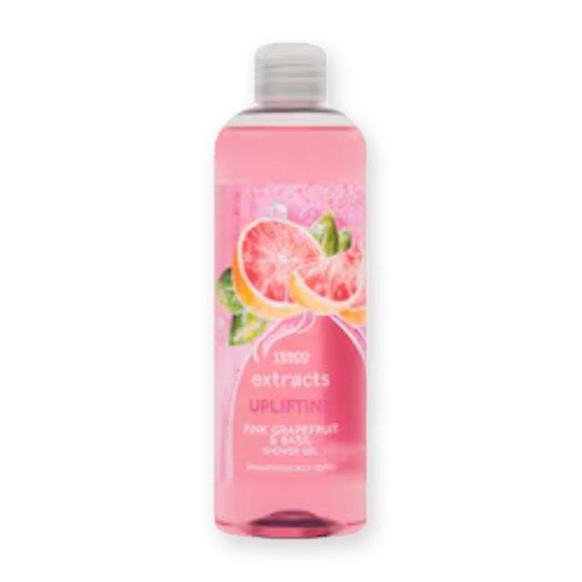 Tesco Extracts Pink Pink Grapefruit & Basil Shower Gel