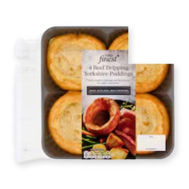 Tesco Finest 4 Beef Dripping Yorkshire Puddings