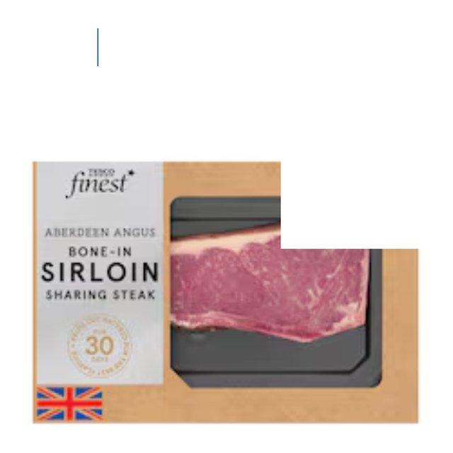 Tesco Finest AA Bone In Sirloin Sharing Steak