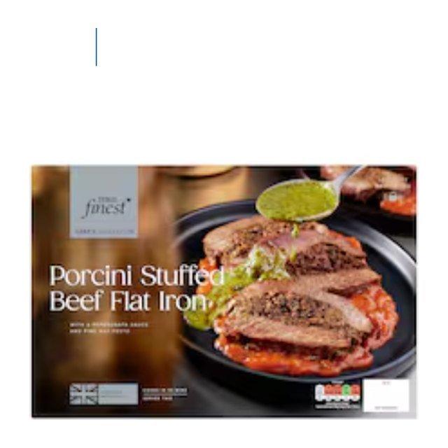 Tesco Finest Chef's Collection Porcini Stuffed Beef Flat Iron