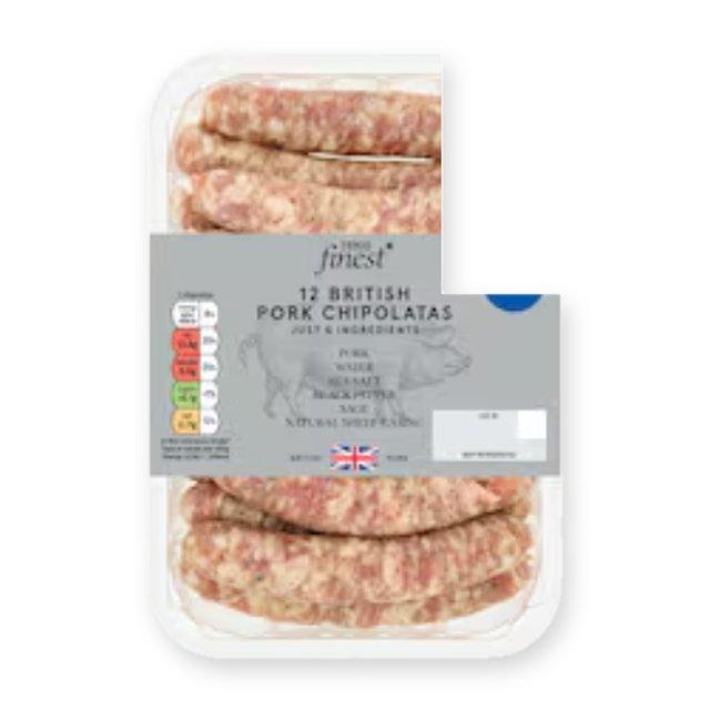 Tesco Finest Just 6 Ingredients British Pork Chipolatas