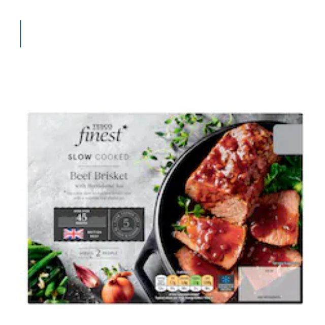 Tesco Finest Slow Cooked Beef Brisket with Bordelaise Sauce