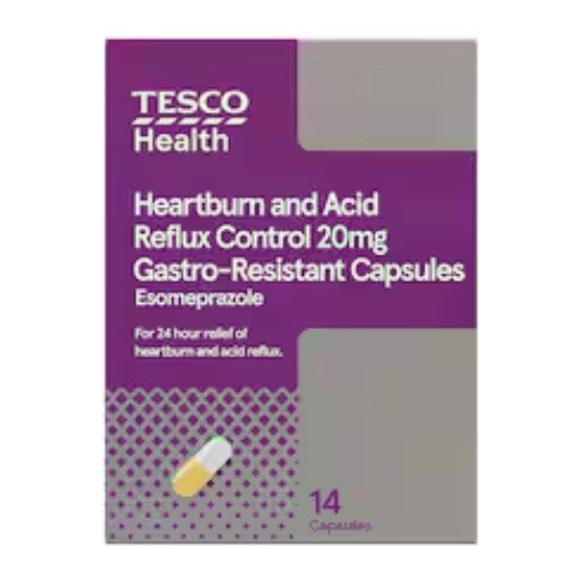 Tesco Health 20Mg Heartburn & Acid Reflux