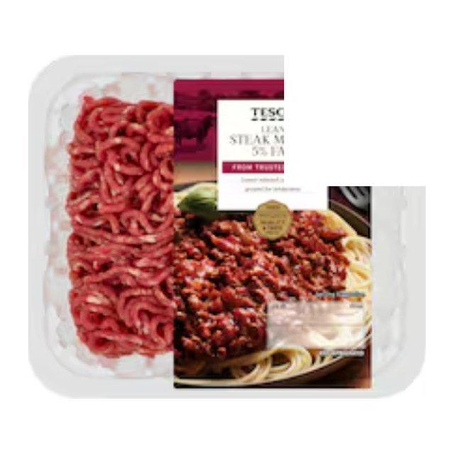 Tesco Lean Beef Steak Mince 5% Fat 250g