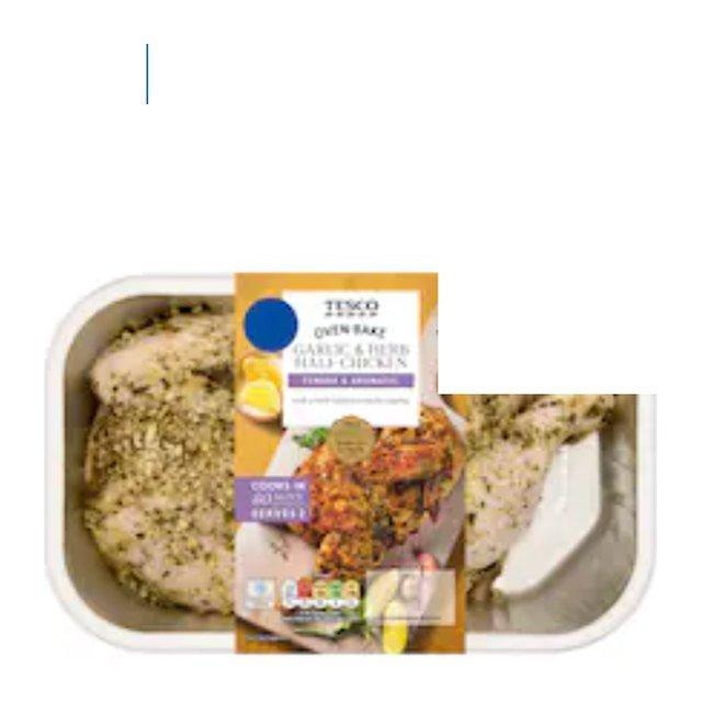 Tesco Oven Bake Garlic & Herb Half Chicken
