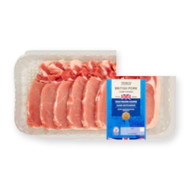 Tesco Pork Loin Steaks 1kg