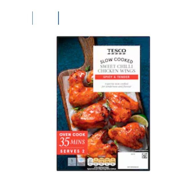 Tesco Slow Cooked Sweet Chilli Chicken Wings