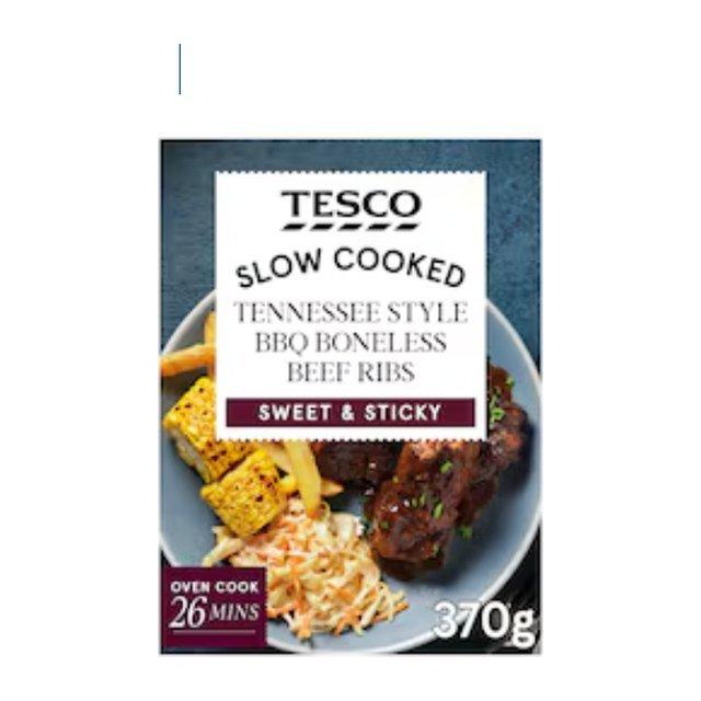 Tesco Slow Cooked Tennessee Style BBQ Boneless Beef Ribs