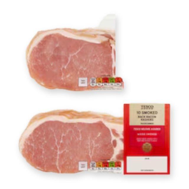 Tesco Smoked Back Bacon Rashers 2 x 10