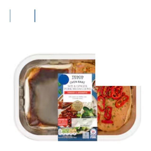 Tesco Soy & Ginger Pork Medallions with Red Chilli & Teriyaki Sauce