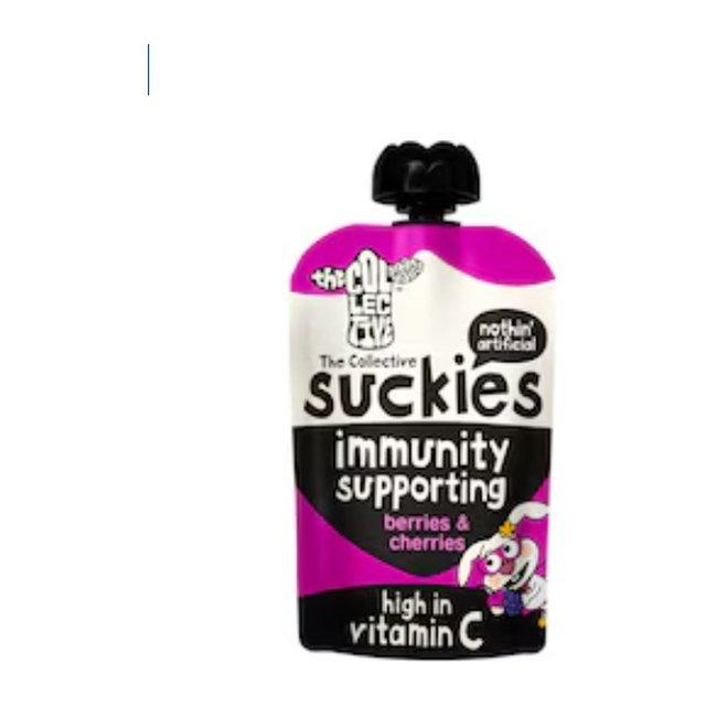 The Collective Suckies Immunity Supporting Berries & Cherries Yogurt