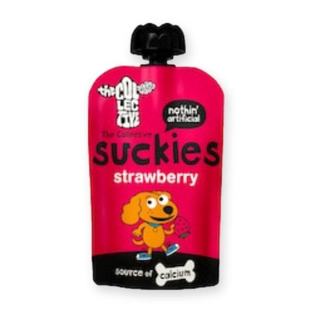 The Collective Suckies Strawberry Kids Yoghurt Pouch