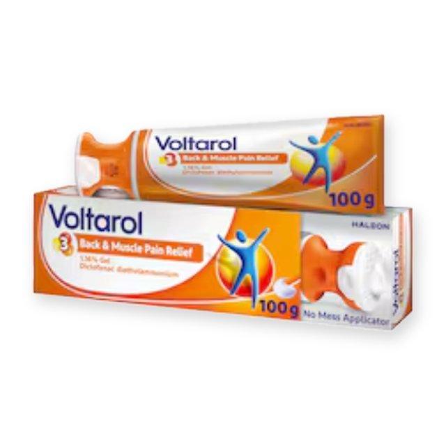 Voltarol Back & Muscle Pain Relief 1.16% Gel 100g No Mess Applicator